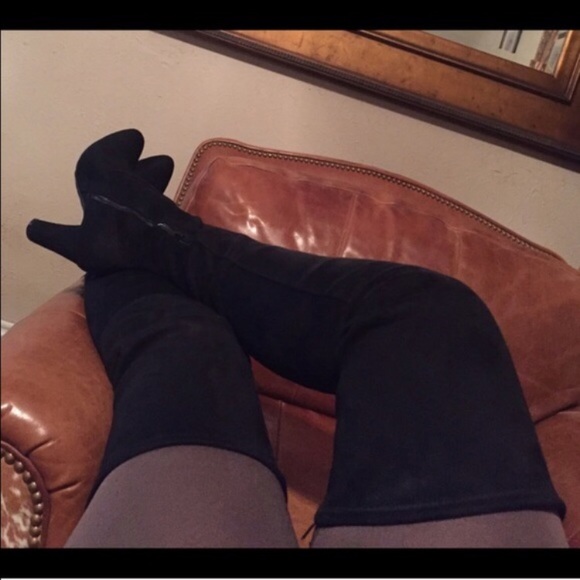 🌟BEST SELLER🌟Thigh High Black Boots - Picture 4 of 8